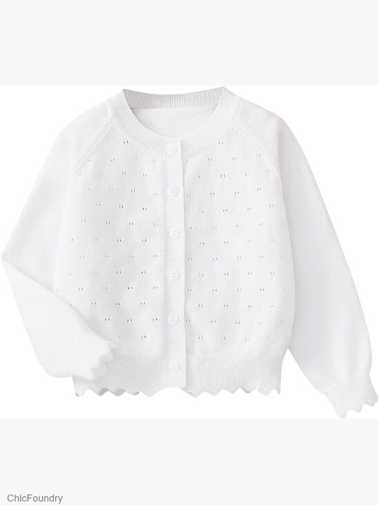 Other - Girls Cardigan Sweater Button Down Knit Dress Cover Up Long Sleeve